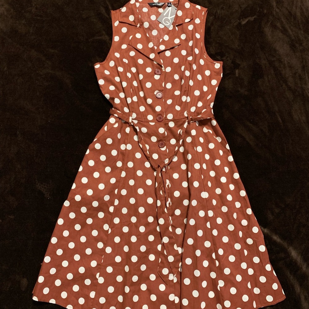 Mlle Gabrielle-polka dot dress